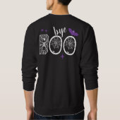 ヘイ&バイブーブハロウィーンこうもりとくもの巣 スウェットシャツ (裏面)