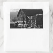 ヘイ・バーン 長方形シール (バッグ)