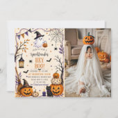 ヘイ・ブー・ハロウィンパーティー 招待状 (正面)