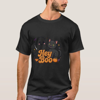 ヘイ・ブー・ハロウィンTシャツ Tシャツ
