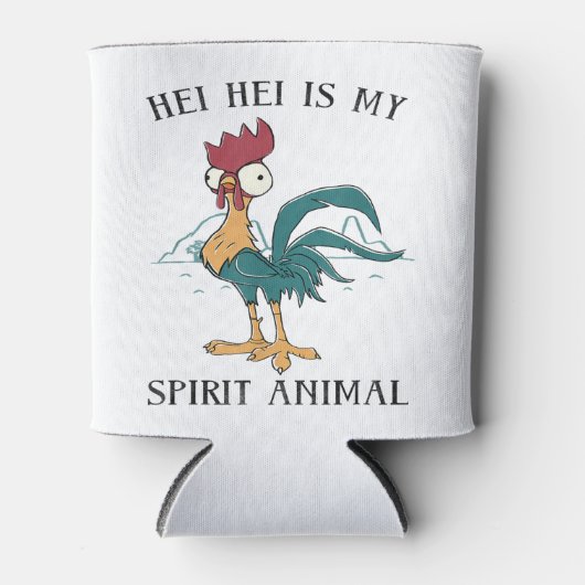 ヘイ・ヘイは私の霊性動物ポートレート 缶クーラー (正面)