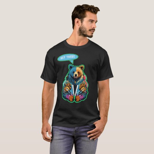 ヘイ・ベア Tシャツ (正面フル)
