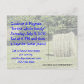 ヘイ – ユー招待されは....カスタマイズ インビテーションポストカード (裏面)