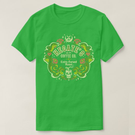 ヘカッツコーヒー Tシャツ (デザイン正面)