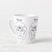 ヘカテウィッカ信者ウィッチクラフトと魔法の女神 カフェラテマグ (左アングル)