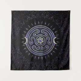 ヘカテホイールオーナメント(アメジストとシルバー) タペストリー