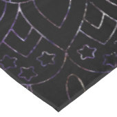 ヘカテホイールオーナメント(アメジストとシルバー) テーブルクロス (アングル)