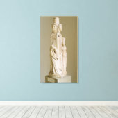 ヘカテ島の三形ヘルム、大理石彫刻、屋根裏部屋 キャンバスプリント (インサイチュ (ウッドフロア))