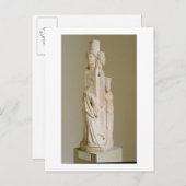 ヘカテ島の三形ヘルム、大理石彫刻、屋根裏部屋 ポストカード (正面/裏面)