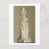 ヘカテ島の三形ヘルム、大理石彫刻、屋根裏部屋 ポストカード (正面)