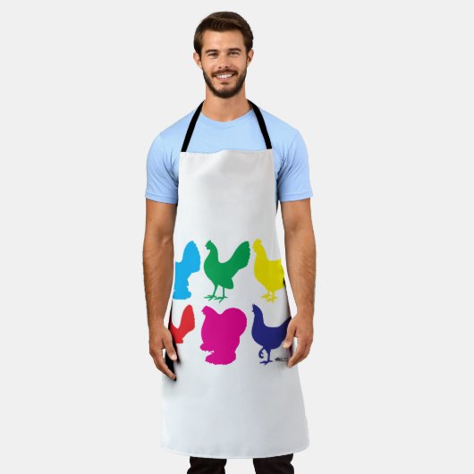 ヘカラフルン エプロン (着用した状態)