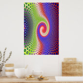 ヘキサコムスパイラル ポスター (キッチン)