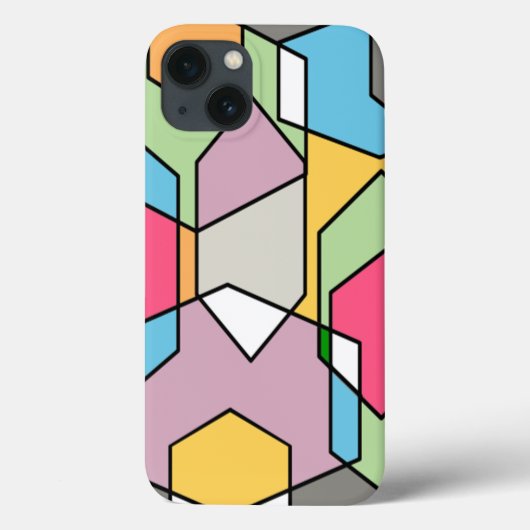 ヘキサゴンバウハウスパステルズ Case-Mate iPhoneケース (裏面)