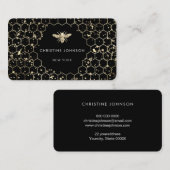 ヘキサフェイクゴングリッタービーon black 名刺 (正面/裏面)
