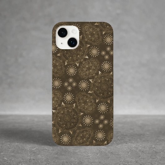 ヘキサモダンセピアゴールデンウルシ科 Case-Mate iPhoneケース