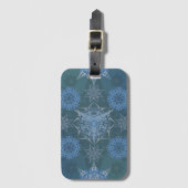 ヘキサ三角形ヤントラ花びら ラゲッジタグ (正面縦)