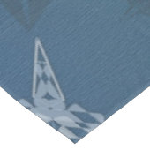 ヘキサ三角形yantra花びら碑文 テーブルクロス (アングル)