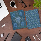 ヘキサ三角形yantra花びら碑文 ノートブック