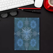 ヘキサ三角形yantra花びら碑文 ノートブック