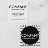 ヘキサ会社カード スクエア名刺 (正面/裏面)