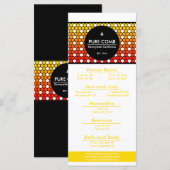 ヘキサ ハニカム エーピアリー ハニー ビー メニュー (正面/裏面)