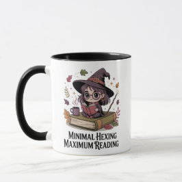 ヘキミニマルシン、最大読値 – Cozy Witch Tea マグカップ