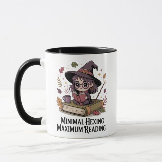 ヘキミニマルシン、最大読値 – Cozy Witch Tea マグカップ (左)