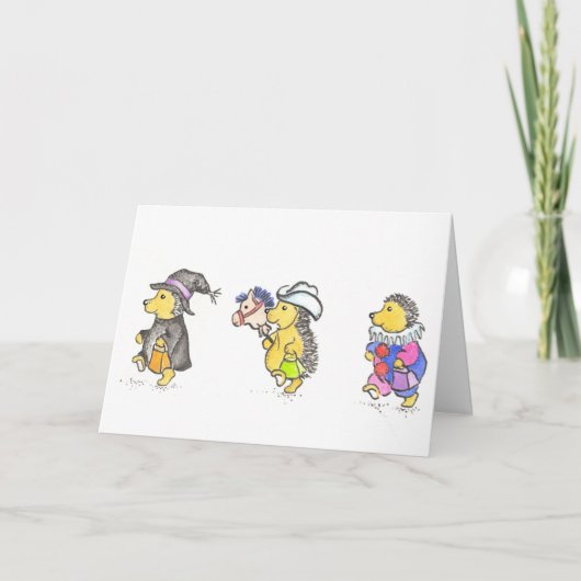 ヘギー・ハロウィンカード カード (正面)