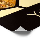 ヘクサゴン黄色は私が持っているすべてだ!カスタムコラージュ ポスター (角)