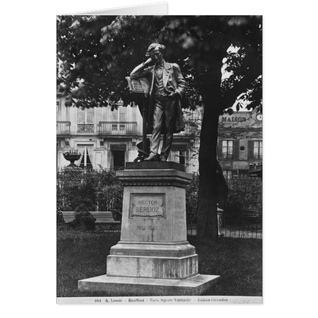 ヘクターベルリオーズへの記念碑 (正面)