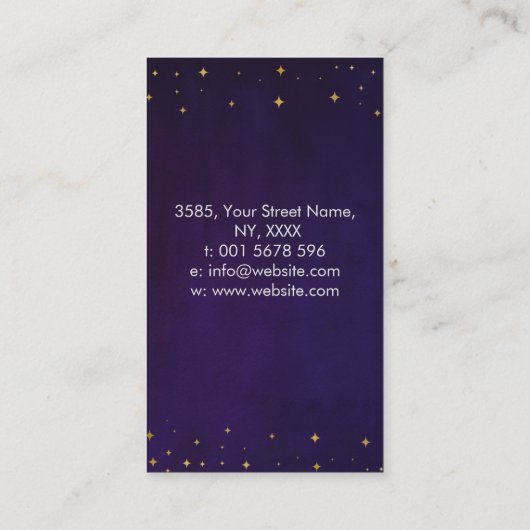 ヘクタールの記号オーナメント 名刺 (裏面)