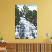 ヘクター滝ズニアセネカレイクビュー キャンバスプリント (インサイチュ (リビング))