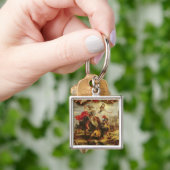 ヘクター1630-32年を敗北させているアキレス キーホルダー (手)