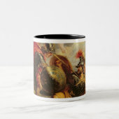 ヘクター1630-32年を敗北させているアキレス ツートーンマグカップ (中央)