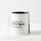 ヘクター-基本的な黒 ツートーンマグカップ (正面左)