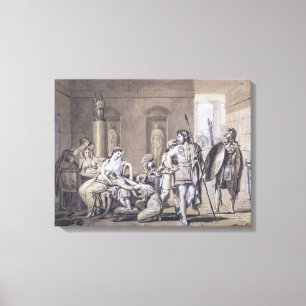 ヘクター、c.1812の出発 キャンバスプリント
