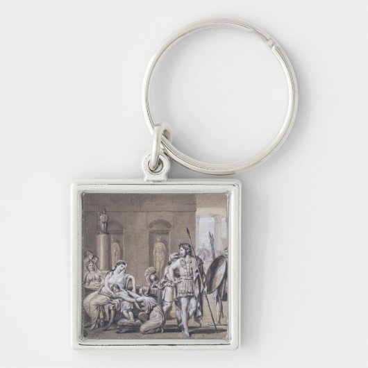 ヘクター、c.1812の出発 キーホルダー (正面)