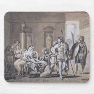 ヘクター、c.1812の出発 マウスパッド