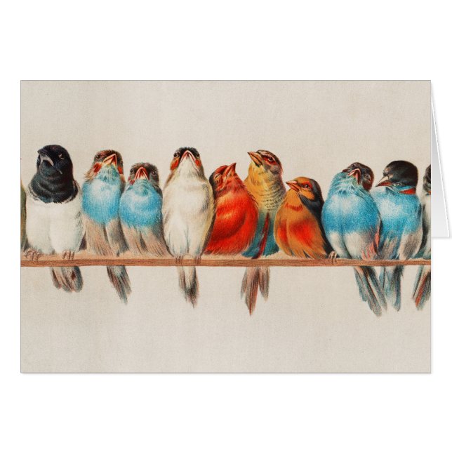 ヘクターGiacomelli著鳥のヴィンテージのとまり木 (正面横)