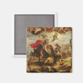 ヘクトールを倒すアキレス， 1630年～32年 マグネット (正面/裏面)