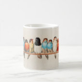 ヘクトール・ジャコメリによる鳥の群れ コーヒーマグカップ (中央)