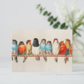 ヘクトール・ジャコメリによる鳥の群れ サンキューカード (スタンド正面)