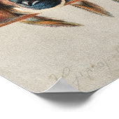 ヘクトール・ジャコメリによる鳥の群れ ポスター (角)