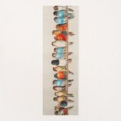 ヘクトール・ジャコメリによる鳥の群れ ヨガマット (正面)