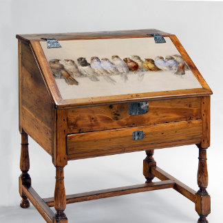 ヘクトール・ジャコメリによる鳥の群れ(1880) 薄葉紙