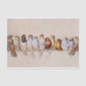 ヘクトール・ジャコメリによる鳥の群れ(1880) 薄葉紙 (正面)