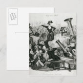 ヘクトール・ベリオスのコンサート ポストカード (正面/裏面)