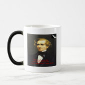 ヘクトールBerliotタレントの幸運の引用文ギフト&カード モーフィングマグカップ (左)