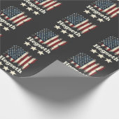 ヘグゼストランプ政権アメリカ国旗 ラッピングペーパー (角)