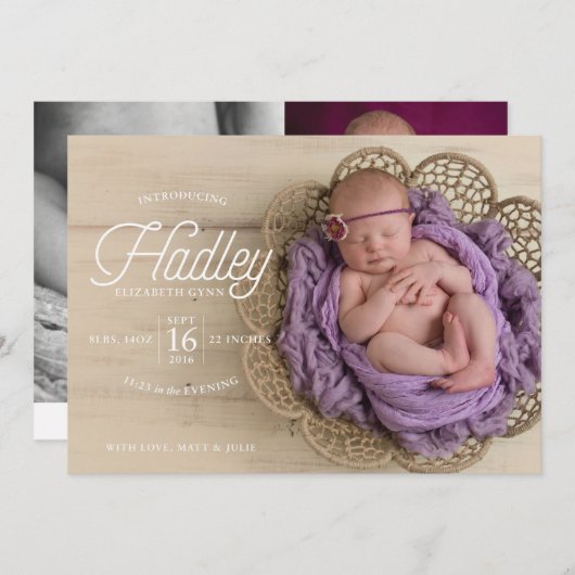 ヘグ 案内状 (正面/裏面)